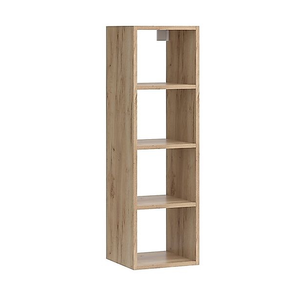 Vicco Bücherregal Wido, Anthrazit/Sonoma, 30 x 100 cm mit 4 offene Ablagen, günstig online kaufen