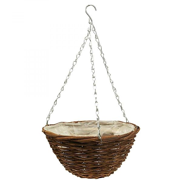 Viana Blumenampel Blumenampel Braun Hängekorb Pflanzkorb günstig online kaufen