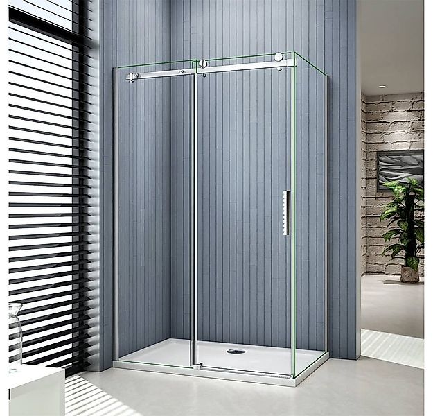 duschspa Eckdusche Duschtür Duschkabine Duschabtrennung Schiebetür mit Seit günstig online kaufen