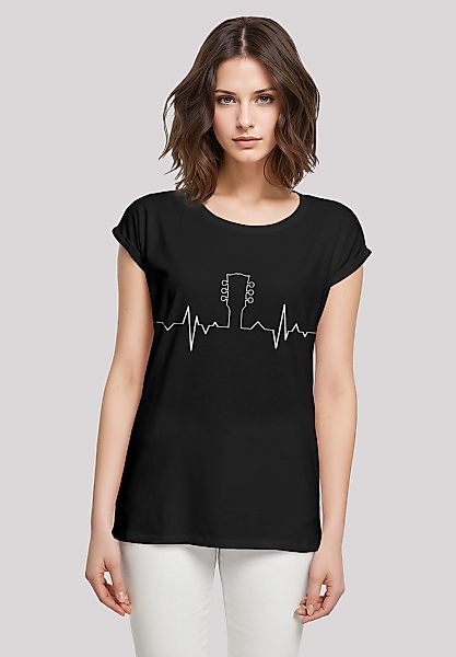 F4NT4STIC T-Shirt "Gitarre Herzschlag design", Premium Qualität günstig online kaufen