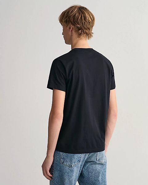 Gant T-Shirt D.1 GANT PRIDE PIQUE mit Logostickerei auf der Brust günstig online kaufen