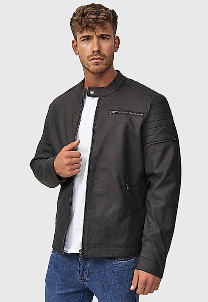 Indicode Lederimitatjacke Herren Manuel Übergangsjacke Herrenjacke günstig online kaufen
