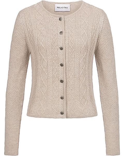 FELICITAS Trachtenjacke Zopfstrickjacke Clarissa günstig online kaufen