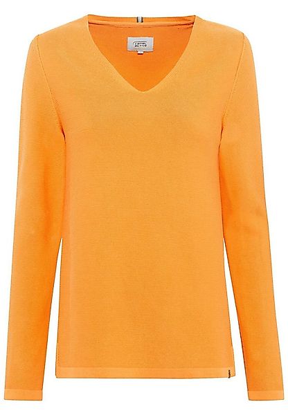 camel active Strickpullover Feinstrickpullover mit V-Ausschnitt günstig online kaufen