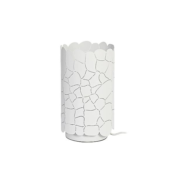 Lindby Tischlampe Aralena 10025863 Modern in Weiß aus Metall 1-flammig E27 günstig online kaufen