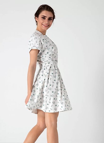 Kleid Aus Bio Baumwolle Mit Allover-blumen-print günstig online kaufen