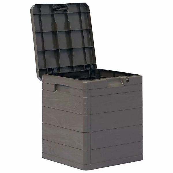 vidaXL Gartenbox Garten-Aufbewahrungsbox 90 L Braun günstig online kaufen