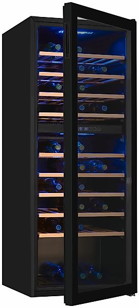 exquisit Weinkühlschrank "WS2-78-GTE-160G" für 78 Stk. Standardflaschen á 0 günstig online kaufen