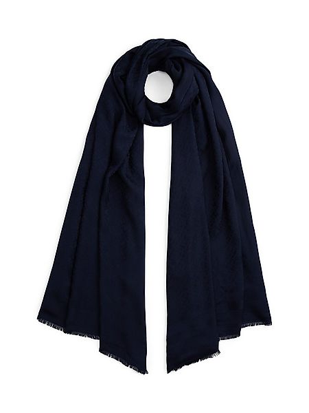 Tommy Hilfiger Schal TH MONOGRAM, mit Fransen und TH-Monogramm günstig online kaufen