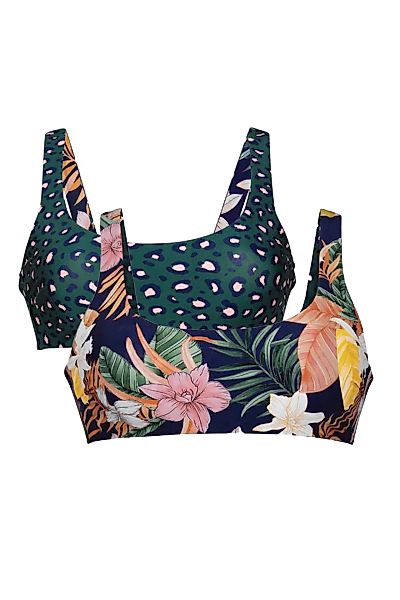 Rosa Faia Wende-Bikini-Oberteil Wika Tropical Sunset 44B mehrfarbig günstig online kaufen