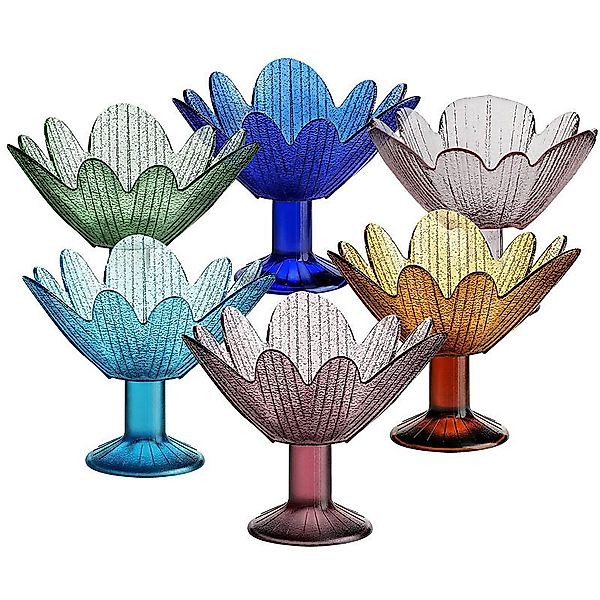 Eiscremeglas Eisbecher Eisglas Eisschale Seerose 6er-Set sortiert Colori Ge günstig online kaufen