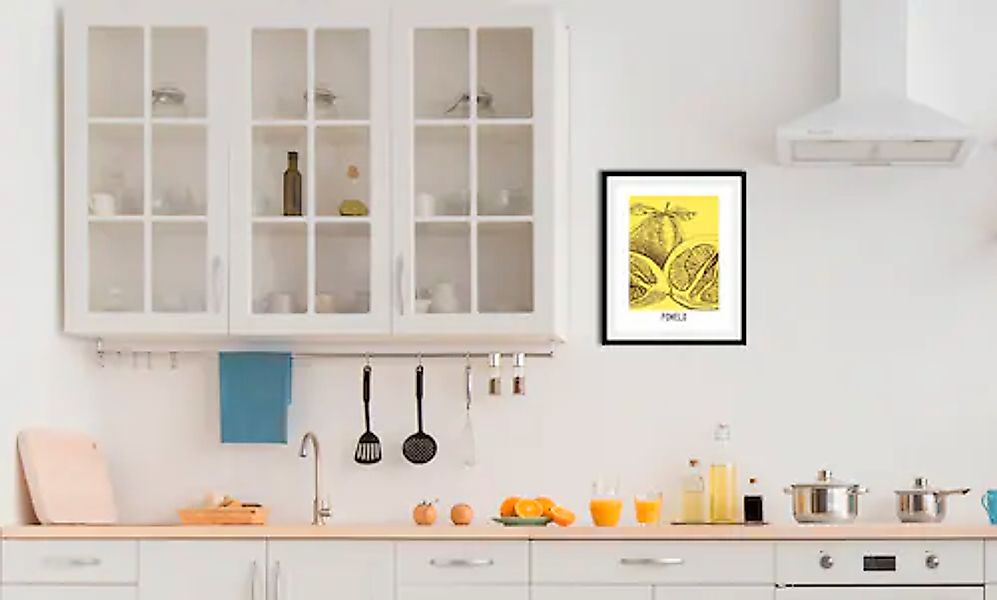 queence Bild »Pomelo« Abstrakt   Essen   Kunst   Lebensmittel   Obst   Obst günstig online kaufen