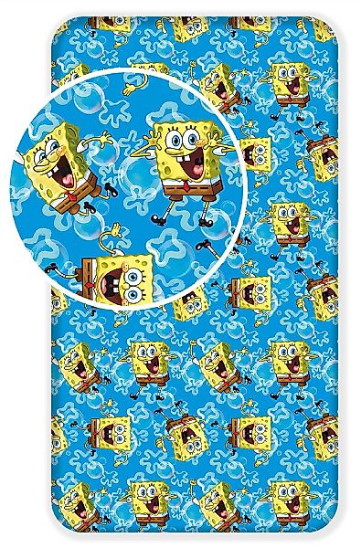Sponge Bob Spannbettlaken Sponge Bob, Renforcé, günstig online kaufen