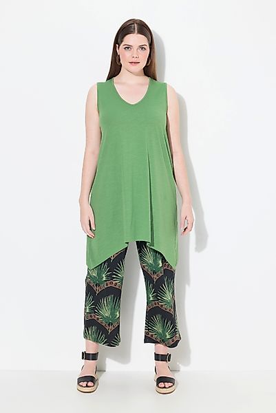 Ulla Popken Longshirt Longtop Zipfelsaum A-Linie günstig online kaufen