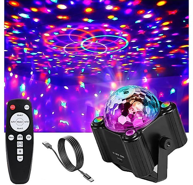 Sunicol LED Discolicht Musik Activated Discolicht LED Party Lampe mit Fernb günstig online kaufen