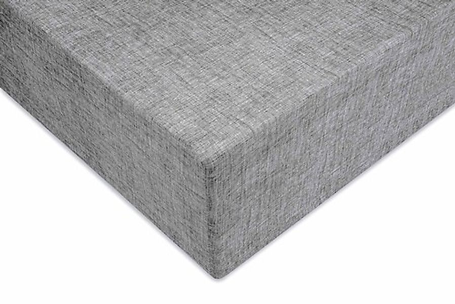 ZO HOME Spannbettlaken »Lino«, Laken aus 100% Baumwolle, Linen-look Print, günstig online kaufen