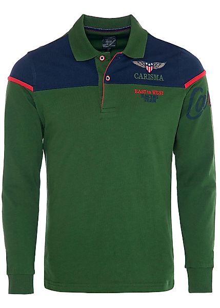 CARISMA Poloshirt (1-tlg) mit Stickerei Rugby günstig online kaufen