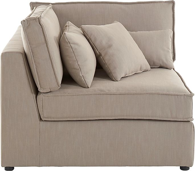 OTTO home Sofa-Eckelement "Florid" Teil eines Modulsofas, fester Sitzkomfor günstig online kaufen