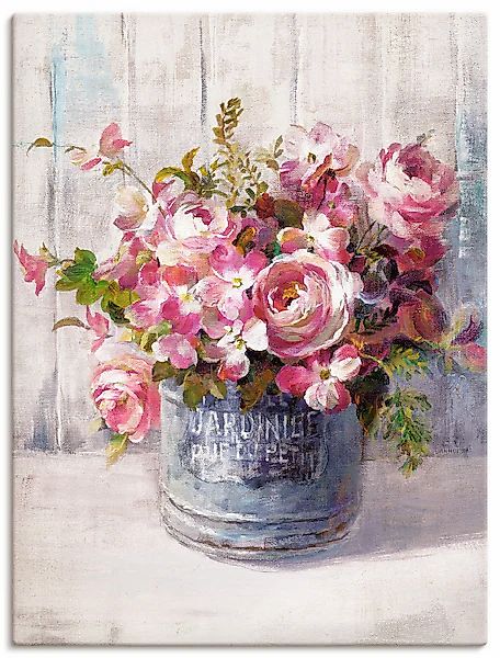 Artland Wandbild »Gartenblumen I« Blumen 1 Stk. tlg. als Leinwandbild, Post günstig online kaufen
