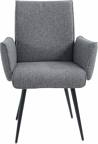 K+W Komfort & Wohnen Armlehnstuhl "Giacomo I" () 1 Stk.4- Fuß-Armlehnenstuh günstig online kaufen