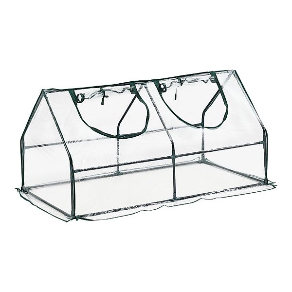 en.casa Foliengewächshaus, »Laubach« Mini Gewächshaus 120x60x60cm günstig online kaufen