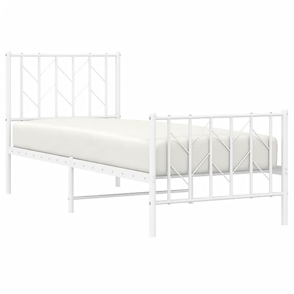 vidaXL Bett Bettgestell mit Kopf- und günstig online kaufen