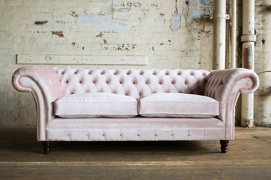 JVmoebel 3-Sitzer Chesterfield Couch Polster Sofas Klassischer 3 Sitzer günstig online kaufen