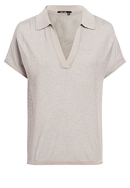 MARC AUREL Kurzarmshirt Strick light taupe günstig online kaufen