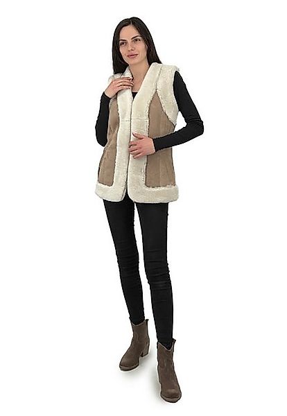 Hollert Fellweste Lammfellweste Heidi Beige günstig online kaufen