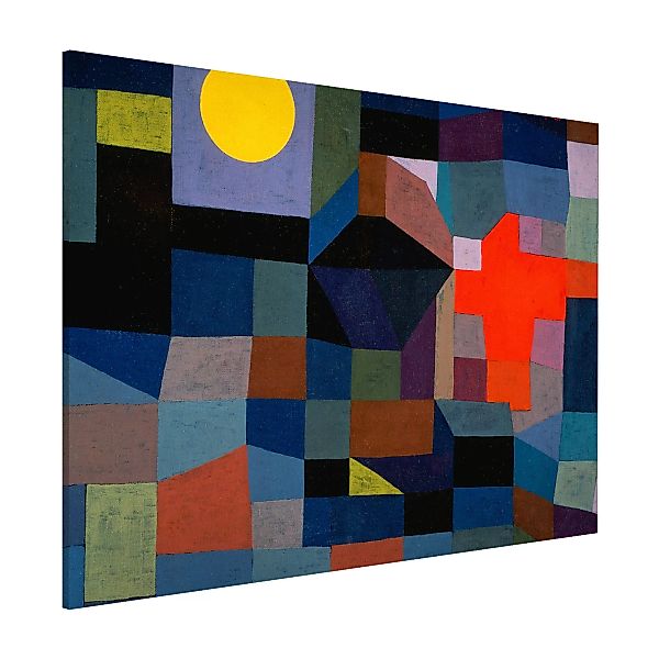 Magnettafel Kunstdruck - Querformat 4:3 Paul Klee - Feuer bei Vollmond günstig online kaufen
