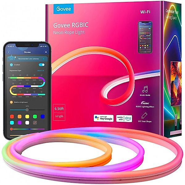 Govee LED-Streifen RGBIC Neon Rope Light günstig online kaufen