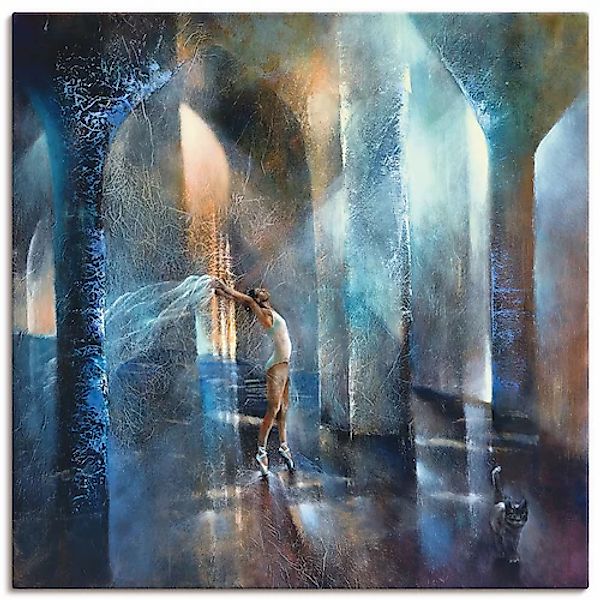 Artland Leinwandbild »Katze und Tänzerin« Katzen 1 Stk. tlg. auf Holzrahmen günstig online kaufen