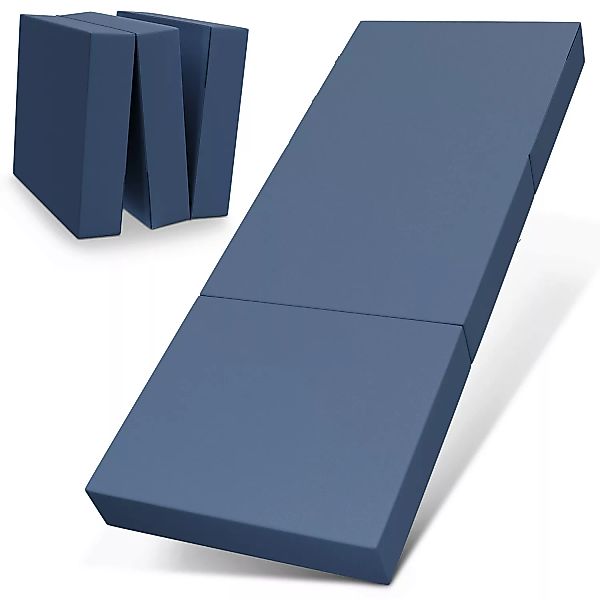 Bestschlaf Klappmatratze Gästematratze, 75x195x15 cm, blau günstig online kaufen