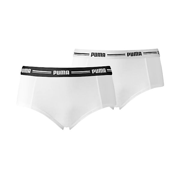 PUMA Panty "PUMA WOMEN MINI SHORT 2P PACK", (Packung, 2er Pack), mit markan günstig online kaufen