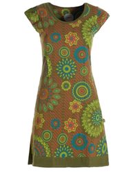 Vishes Tunikakleid Kurzarm Damen Sommer-Kleid Longshirt-Kleid günstig online kaufen