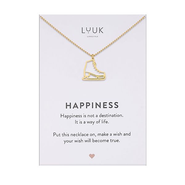 LUUK LIFESTYLE Kette mit Anhänger Schlittschuh, günstig online kaufen