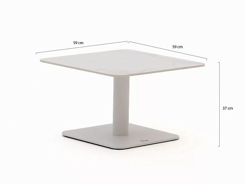 Bellagio San Lupo Loungetisch 59x59x37 cm günstig online kaufen