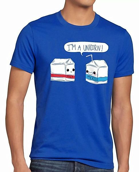 style3 Print-Shirt Herren T-Shirt I am a Unicorn Milk Einhorn Milch Funshir günstig online kaufen