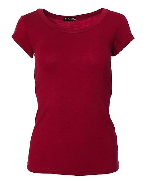Muse T-Shirt Basic Kurzarm T-Shirt Skinny Fit 1001 günstig online kaufen