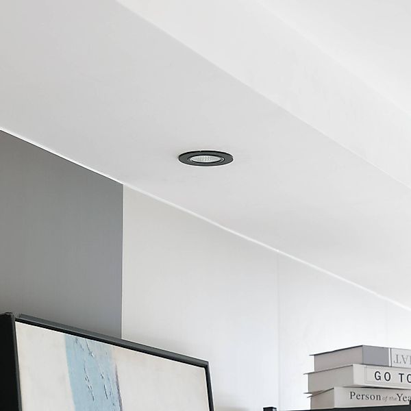 Arcchio LED-Downlight Zarik, schwarz, 4.000K günstig online kaufen