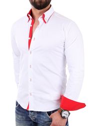Reslad Langarmhemd Reslad Herren Langarm Hemd günstig online kaufen
