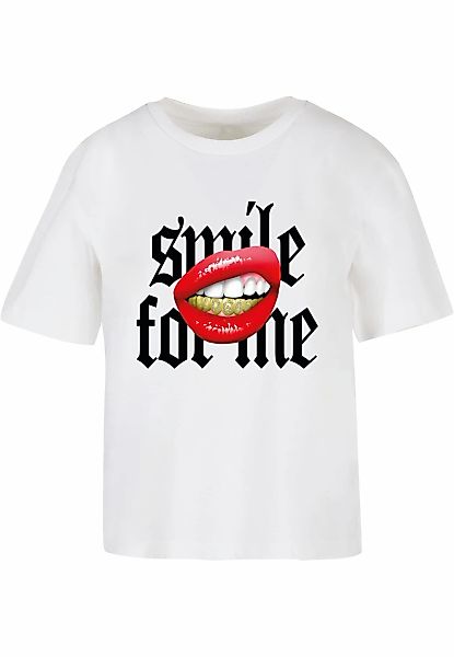 Miss Tee T-Shirt "Miss Tee Damen Smile For Me Tee" günstig online kaufen