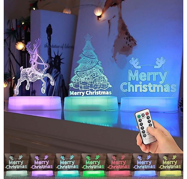 MUPOO LED Nachttischlampe LED Nachtlicht Weihnachten,LED Dekolicht USB plug günstig online kaufen