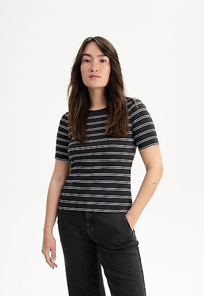 MELA Kurzarmshirt Ripp T-Shirt JASLEEN Kurze günstig online kaufen