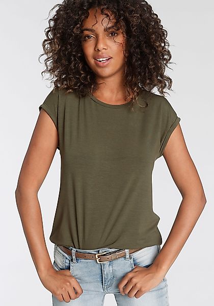 Tamaris T-Shirt mit verkürzten Ärmeln günstig online kaufen