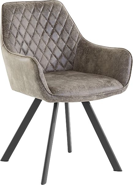 loft24 Armlehnstuhl Polka (1 St), Esszimmerstuhl günstig online kaufen