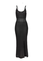 Vivance Strickkleid mit Schlitz, Festival, modisches Häkelkleid, Strandklei günstig online kaufen