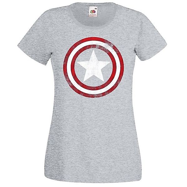 Youth Designz T-Shirt Vintage America Damen Shirt mit trendigen Frontprint günstig online kaufen