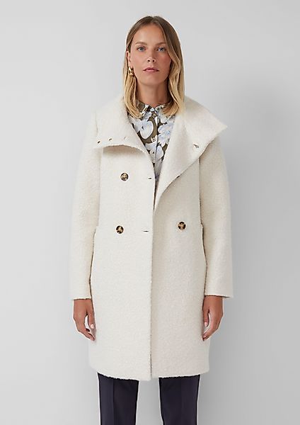 s.Oliver BLACK LABEL Funktionsmantel Gefütterter Bouclé-Mantel günstig online kaufen