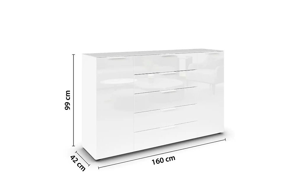 rauch Schubkastenkommode "Flipp Kommode Sideboard Wäscheschrank", 2-türig, günstig online kaufen